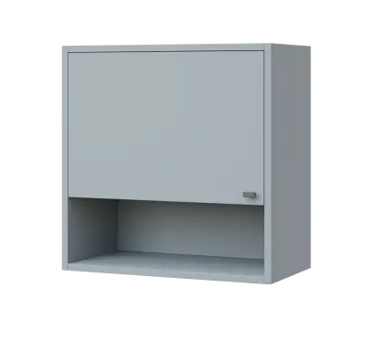 QH - 6ND skříňka horní, levá lamino - šedá