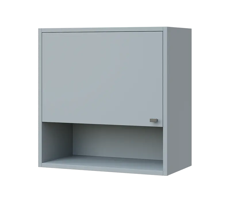 QH - 6ND skříňka horní, levá lamino - šedá