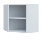 QHR - 6N horní skříňka, rohová, nika, 600x600x600, bílá