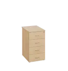 EKCP - 65 kontejner pojízdný, centrální zámek, 750x430x560, bříza irská