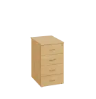 EKCP - 65 kontejner pojízdný, centrální zámek, 750x430x560, javor horský