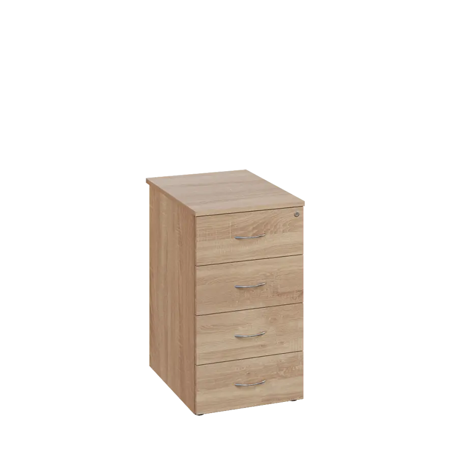 EKCP - 65 kontejner pojízdný, centrální zámek, 750x430x560, dub bardolino