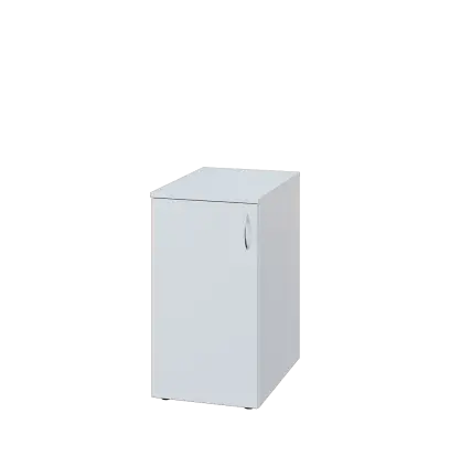 ENP 26 - 4D kancelářská skříň, 1-dveřová, levá, 750x400x600, bílá