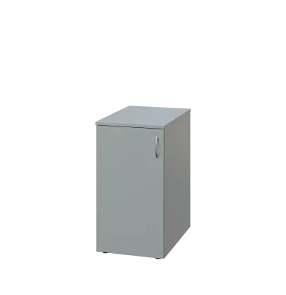 ENP 26 - 4D kancelářská skříň, 1-dveřová, levá, 750x400x600, šedá