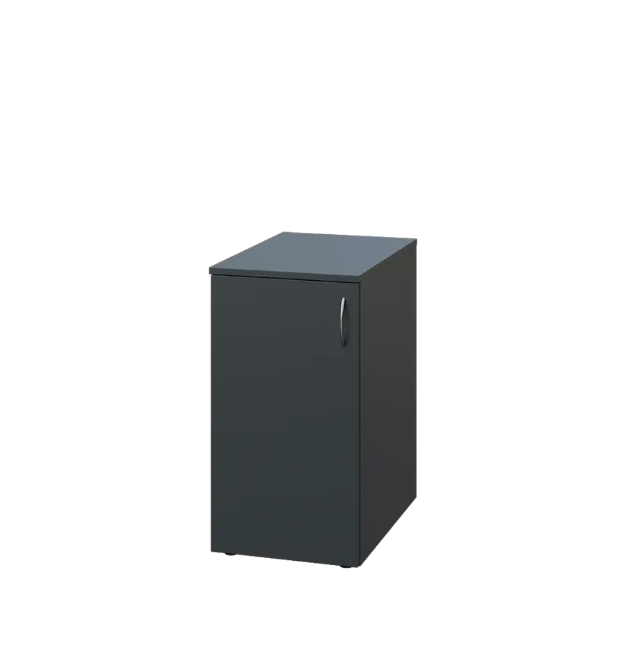 ENP 26 - 4D kancelářská skříň, 1-dveřová, levá, 750x400x600, antracit