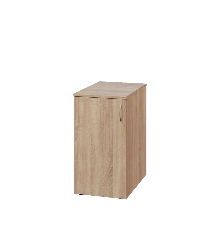ENP 26 - 4D kancelářská skříň, 1-dveřová, levá, 750x400x600, dub bardolino