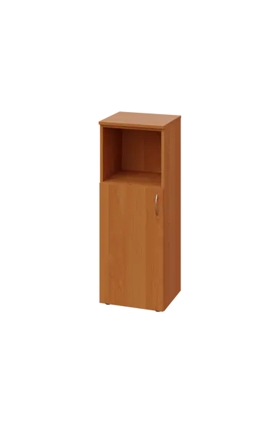 ENP 3 - 4DN kancelářská skříň, 1-dveřová/nika, levá, 1100x400x400, olše jantar