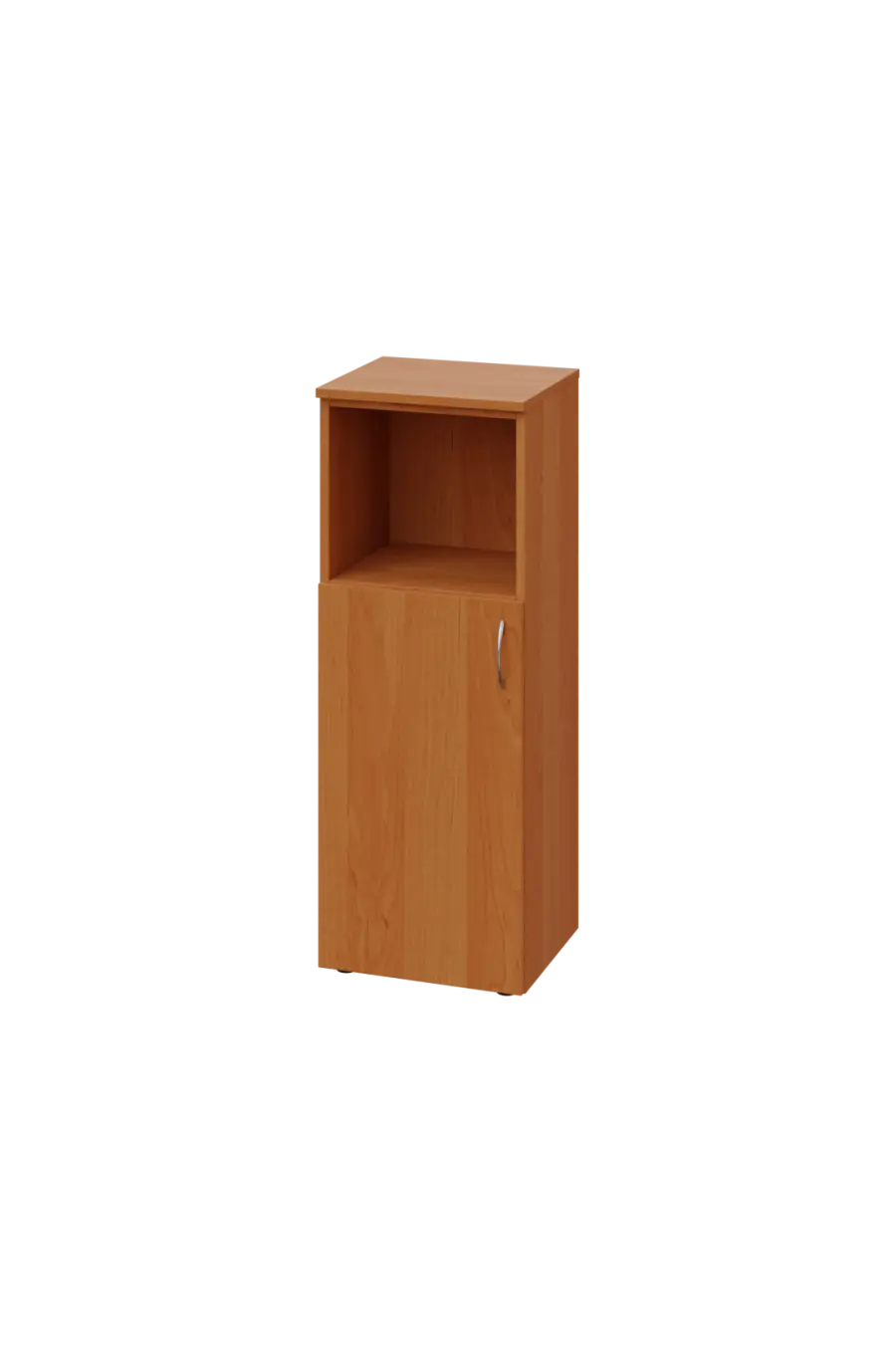 ENP 3 - 4DN kancelářská skříň, 1-dveřová/nika, levá, 1100x400x400, olše jantar