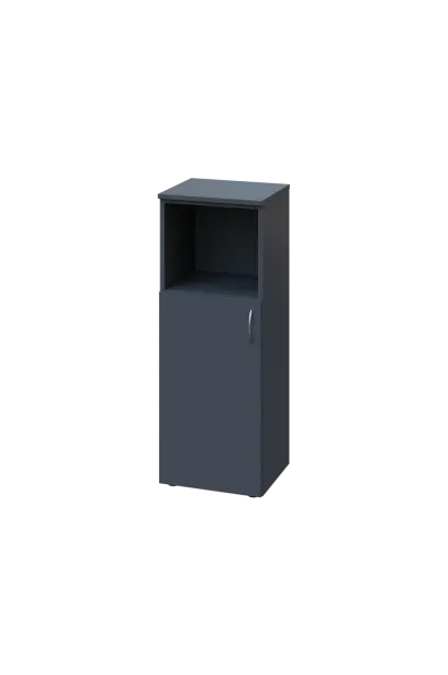 ENP 3 - 4DN kancelářská skříň, 1-dveřová/nika, levá, 1100x400x400, antracit