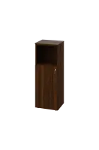 ENP 3 - 4DN kancelářská skříň, 1-dveřová/nika, levá, 1100x400x400, ořech královský