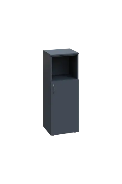 ENP 3 - 4DN kancelářská skříň, 1-dveřová/nika, pravá, 1100x400x400, antracit