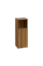 ENP 3 - 4DN kancelářská skříň, 1-dveřová/nika, pravá, 1100x400x400, ořech světlý