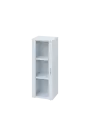 ENP 3 - 4S kancelářská skříň, 1-dveřová/prosklená, levá, 1100x400x400, bílá