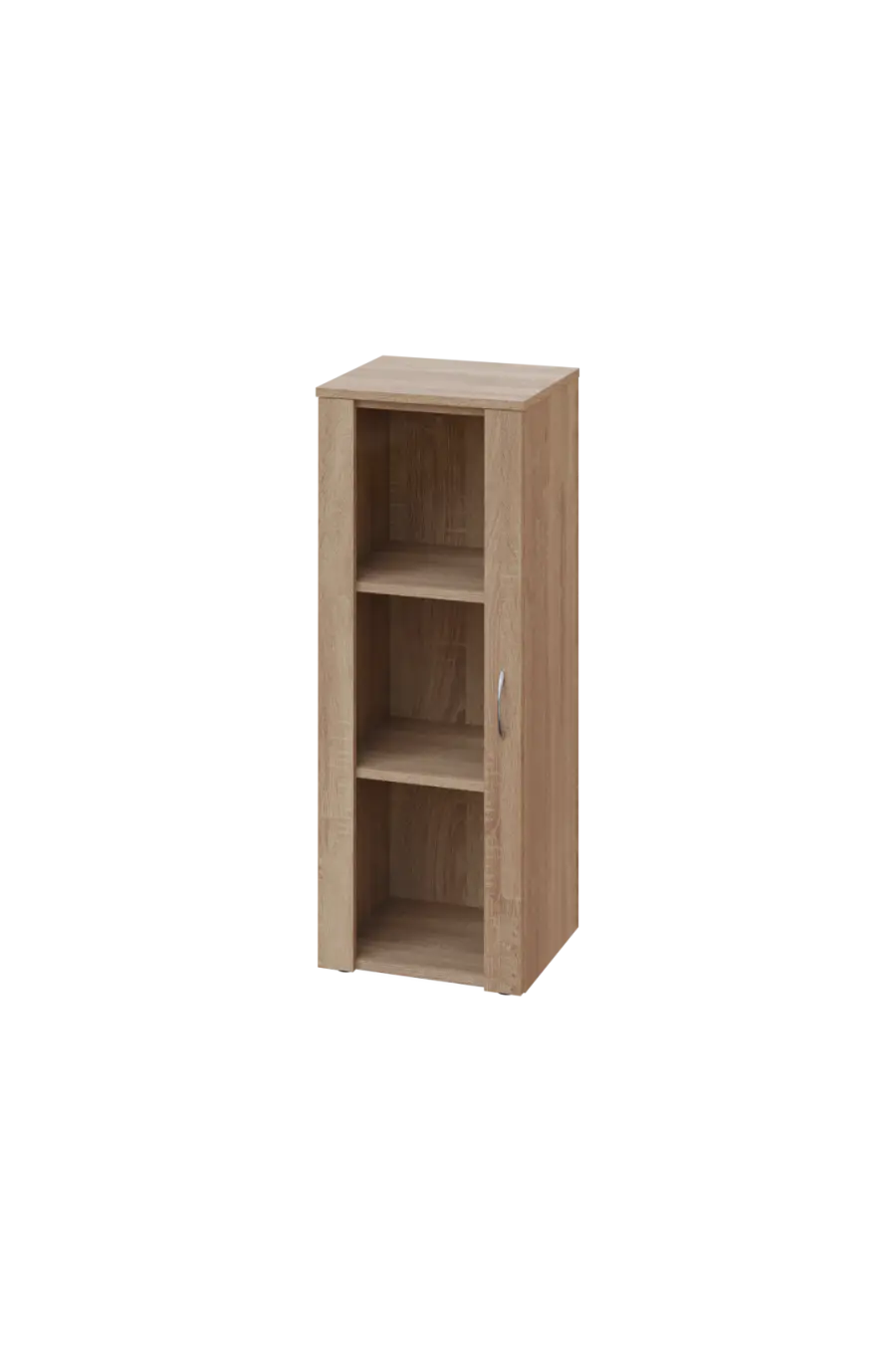 ENP 3 - 4S kancelářská skříň, 1-dveřová/prosklená, levá, 1100x400x400, dub bardolino