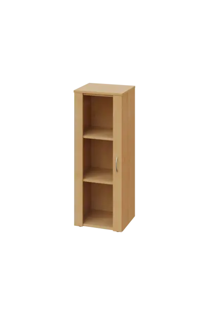 ENP 3 - 4S kancelářská skříň, 1-dveřová/prosklená, levá, 1100x400x400, javor horský