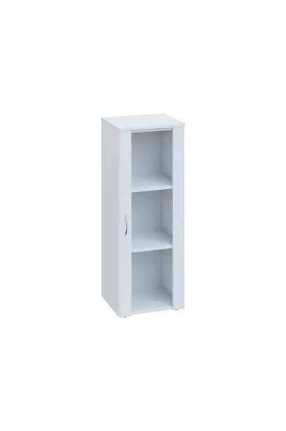 ENP 3 - 4S kancelářská skříň, 1-dveřová/prosklená, pravá, 1100x400x400, bílá