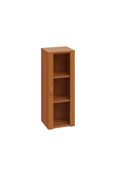 ENP 3 - 4S kancelářská skříň, 1-dveřová/prosklená, pravá, 1100x400x400, olše jantar