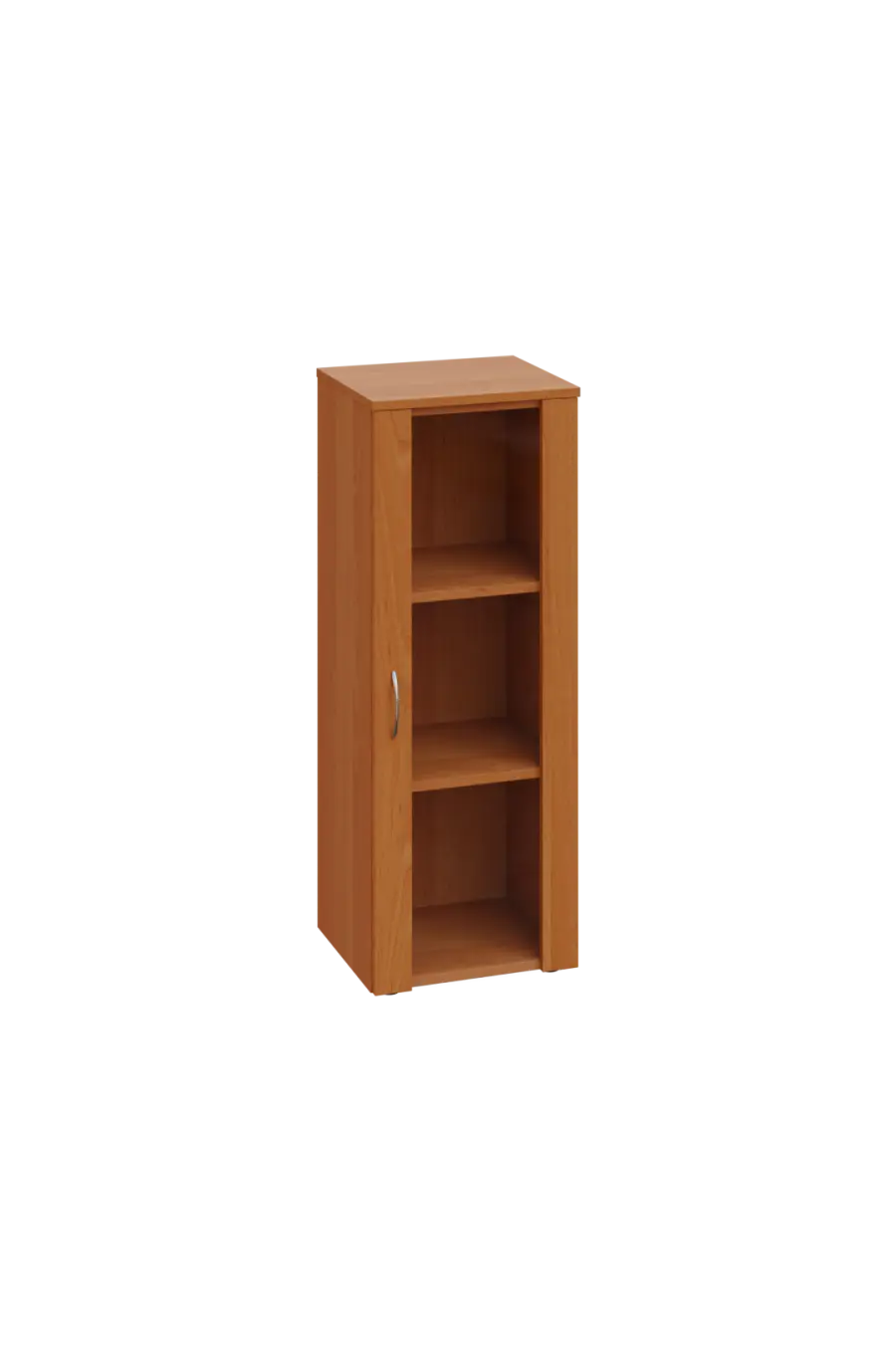 ENP 3 - 4S kancelářská skříň, 1-dveřová/prosklená, pravá, 1100x400x400, olše jantar