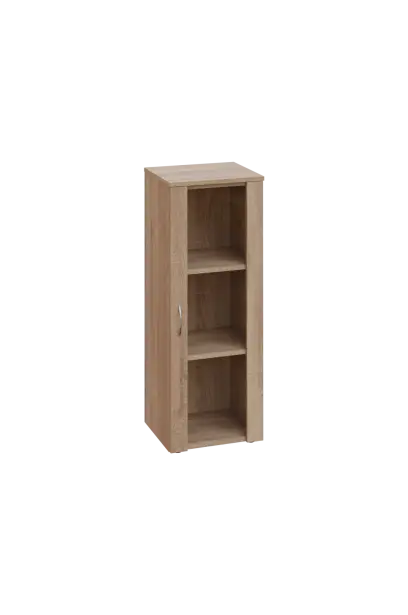 ENP 3 - 4S kancelářská skříň, 1-dveřová/prosklená, pravá, 1100x400x400, dub bardolino