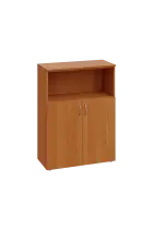ENP 3 - 8DN kancelářská skříň, 2-dveřová/nika, 1100x800x400, olše jantar