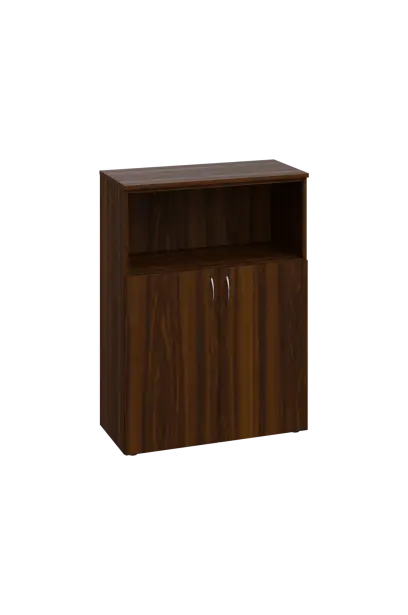 ENP 3 - 8DN kancelářská skříň, 2-dveřová/nika, 1100x800x400, ořech královský