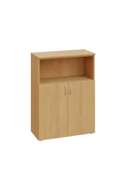 ENP 3 - 8DN kancelářská skříň, 2-dveřová/nika, 1100x800x400, javor horský