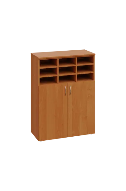 ERGP - 3 kancelářská skříň, 2-dveřová/registrační vložka, 1100x800x400, olše jantar