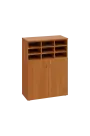 ERGP - 3 kancelářská skříň, 2-dveřová/registrační vložka, 1100x800x400, olše jantar
