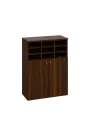 ERGP - 3 kancelářská skříň, 2-dveřová/registrační vložka, 1100x800x400, ořech královský