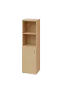 ENP 4 - 4DN2 kancelářská skříň, 1-dveřová/nika, levá, 1450x400x400, bříza irská