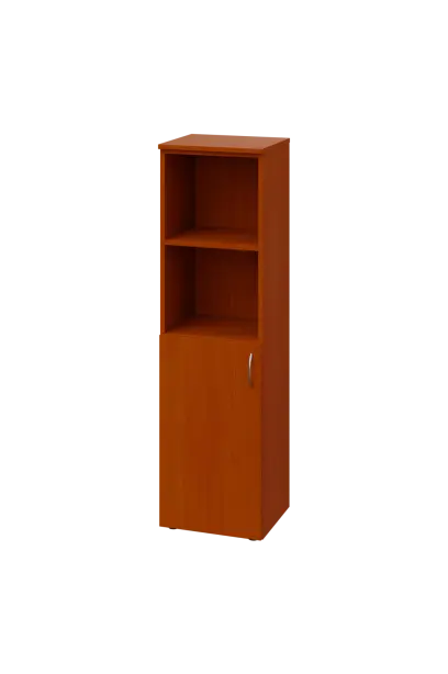 ENP 4 - 4DN2 kancelářská skříň, 1-dveřová/nika, levá, 1450x400x400, třešeň šumavská