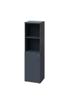 ENP 4 - 4DN2 kancelářská skříň, 1-dveřová/nika, levá, 1450x400x400, antracit