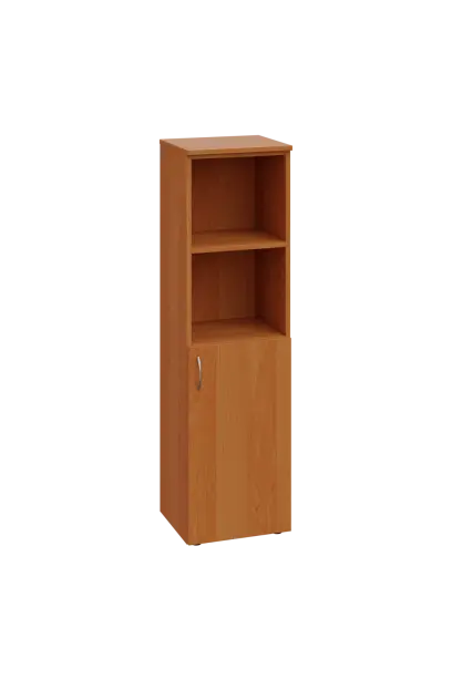 ENP 4 - 4DN2 kancelářská skříň, 1-dveřová/nika, pravá, 1450x400x400, olše jantar