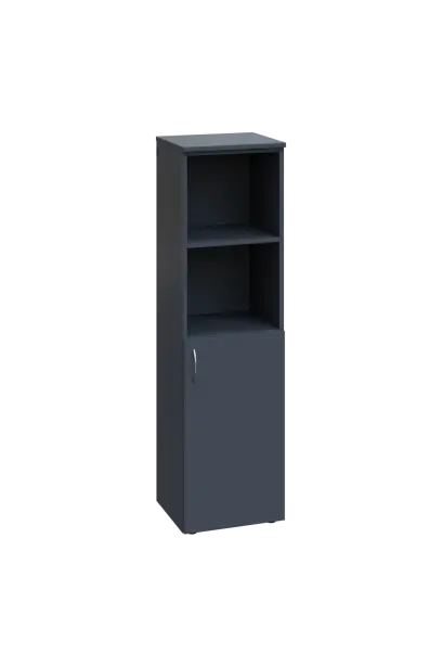 ENP 4 - 4DN2 kancelářská skříň, 1-dveřová/nika, pravá, 1450x400x400, antracit