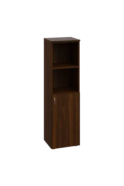 ENP 4 - 4DN2 kancelářská skříň, 1-dveřová/nika, pravá, 1450x400x400, ořech královský