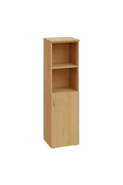 ENP 4 - 4DN2 kancelářská skříň, 1-dveřová/nika, pravá, 1450x400x400, javor horský