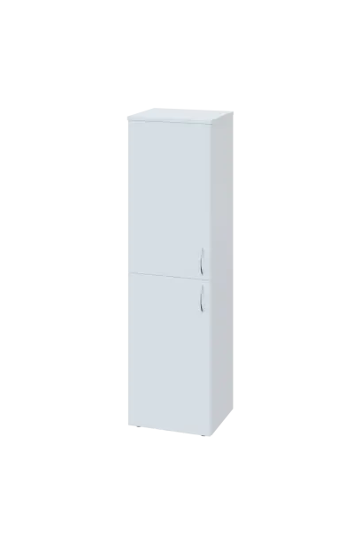 ENP 4 - 4D2 kancelářská skříň, 2-dveřová, levá, 1450x400x400, bílá