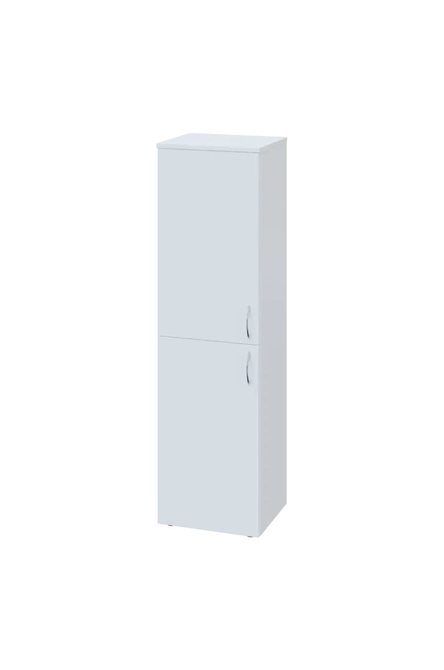 ENP 4 - 4D2 kancelářská skříň, 2-dveřová, levá, 1450x400x400, bílá