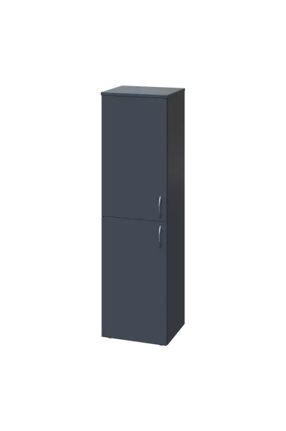ENP 4 - 4D2 kancelářská skříň, 2-dveřová, levá, 1450x400x400, antracit