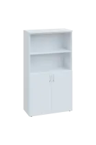 ENP 4 - 8DN2 kancelářská skříň, 2-dveřová/nika, 1450x800x400, bílá