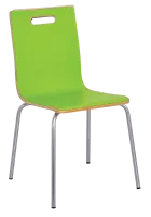 MEGAN jídelní židle zelená, kostra nerez