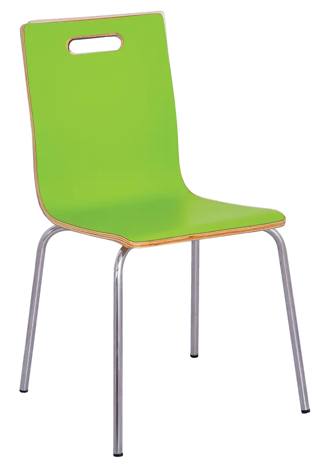MEGAN jídelní židle zelená, kostra nerez