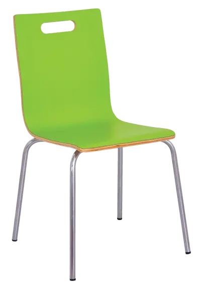 MEGAN jídelní židle zelená, kostra nerez