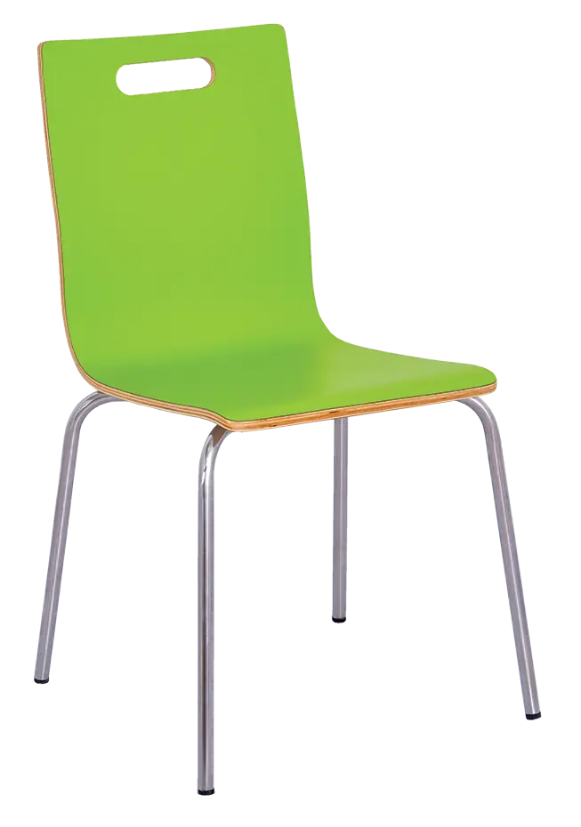MEGAN jídelní židle zelená, kostra nerez