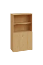 ENP 4 - 8DN2 kancelářská skříň, 2-dveřová/nika, 1450x800x400, javor horský