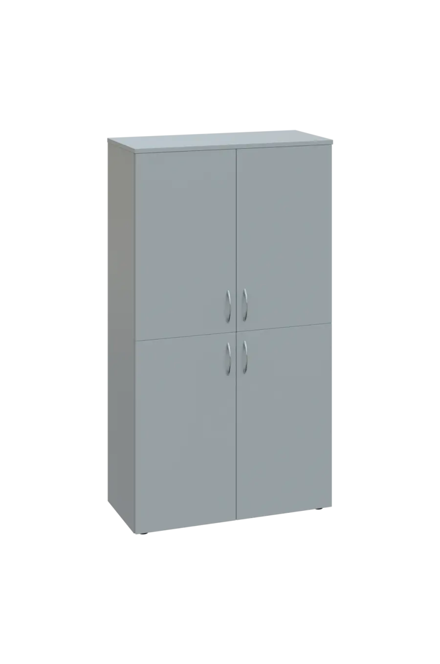 ENP 4 - 84D kancelářská skříň, 4-dveřová, 1450x800x400, šedá