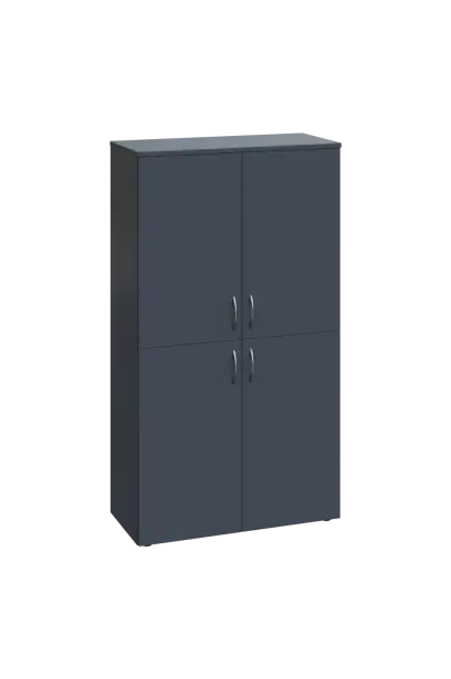 ENP 4 - 84D kancelářská skříň, 4-dveřová, 1450x800x400, antracit