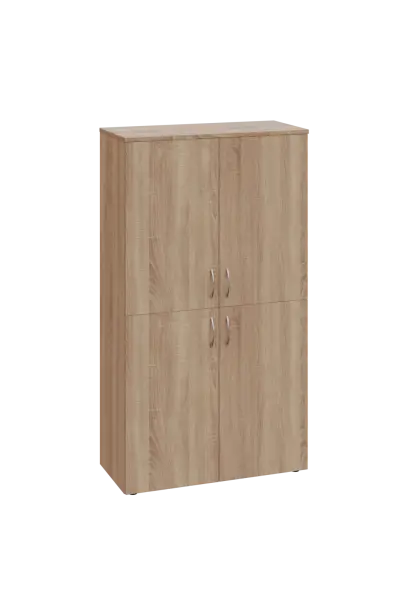 ENP 4 - 84D kancelářská skříň, 4-dveřová, 1450x800x400, dub bardolino