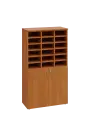 ERGP - 4 kancelářská skříň, 2-dveřová/registrační vložka, 1450x800x400, olše jantar