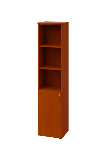 ENP 5 - 4DN3 kancelářská skříň, 1-dveřová/nika, levá, 1800x400x400, třešeň šumavská